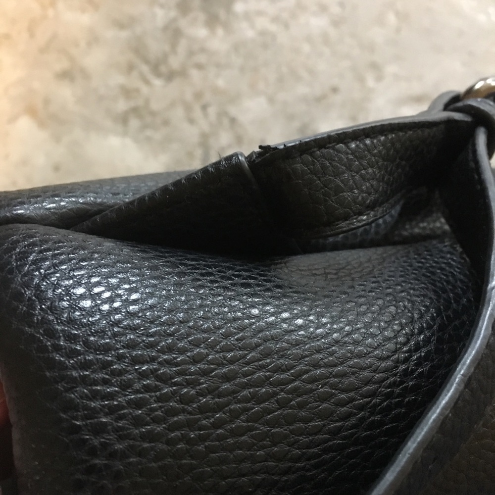 JONES NEW YORK Signature black vegan lthr backpack - Picture 4 of 8